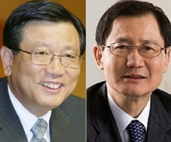 박삼구 금호아시아나그룹 회장(왼쪽)과 박찬구 금호석유화학 회장(오른쪽)의 모습.ⓒ각 사