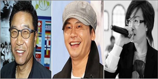 이수만(왼쪽), 양현석(가운데), 서태지가 고액 빌딩 소유주 TOP3에 뽑혔다.ⓒ연합뉴스·서태지SNS