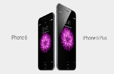 아이폰6(왼쪽)와 아이폰6 플러스. ⓒ애플