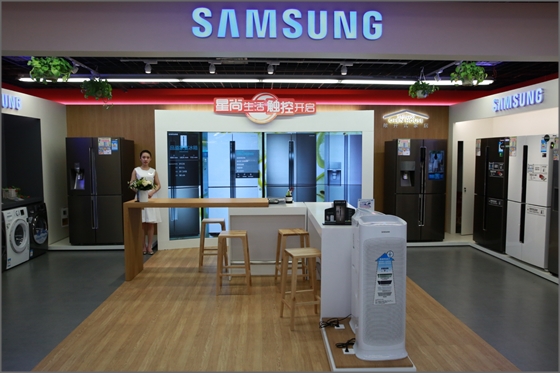 삼성 오픈하우스가 중국 베이징 궤메이 매장에 마련됐다.ⓒ삼성전자