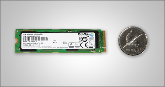 초소형M.2 NVMe SSD.ⓒ삼성전자