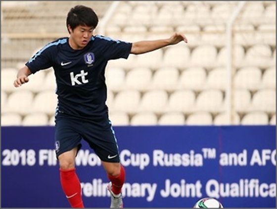 수원 삼성 블루윙즈 소속 권창훈이 대한한국 축구 대표팀을 승리로 이끌었다.ⓒ연합뉴스