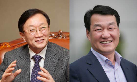 박대영 삼성중공업 사장(사진 왼쪽)과 박중흠 삼성엔지니어링 사장(사진 오른쪽).ⓒ각사
