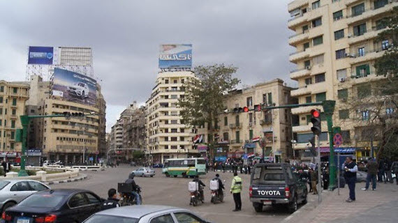 이집트 카이로 도심의 타흐리르(해방) 광장의 모습ⓒ연합뉴스