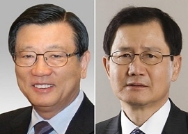 금호아시아나그룹 박삼구 회장(왼쪽), 금호석유화학그룹 박찬구 회장(오른쪽).