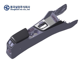 니로에 장착된 동국실업의 센터콘솔​.ⓒ갑을상사그룹