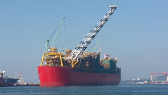 프렐류드FLNG(Prelude FLNG) 전경.ⓒ쉘