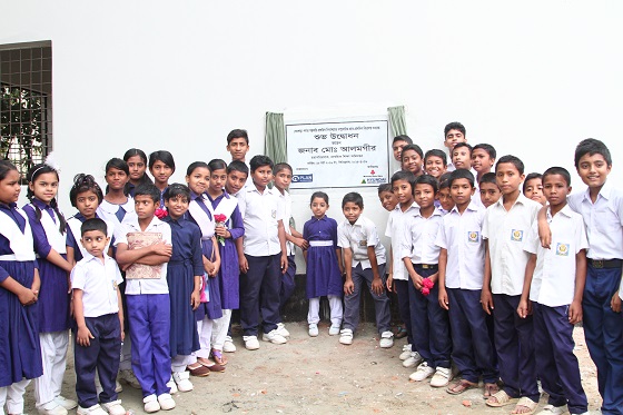 방글라데시 학교 증축 사업 완공식. ⓒ현대건설