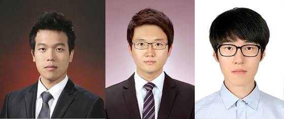 (왼쪽부터)산업통상자원부 장관상을 수상한 한국과학기술원(KAIST) 신희민·이재현·김현기 씨.ⓒ한국항공우주산업(KAI)