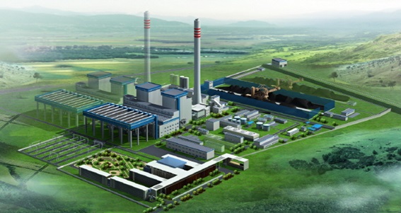 LG상사 중국 간쑤성 석탄 열병합 발전소.[사진=LG상사]