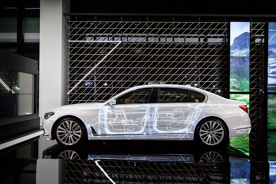 BMW 코리아 뉴 7시리즈 프로젝션 맵핑 전시 이미지. ⓒBMW 