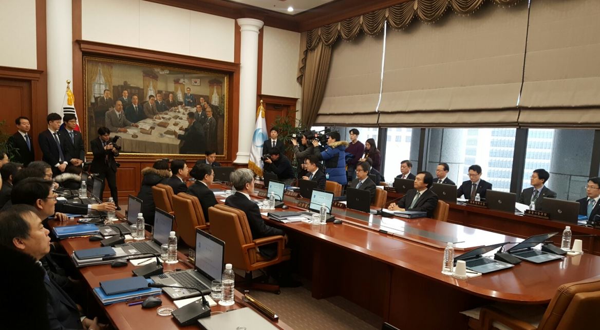 13일 이주열 한국은행 총재가 금융통화위원회 본회의를 주재하고 있다.ⓒ백아란 기자