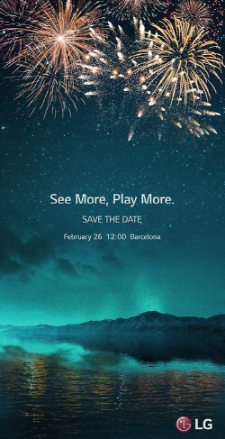 LG G6 MWC 초대장.ⓒLG전자