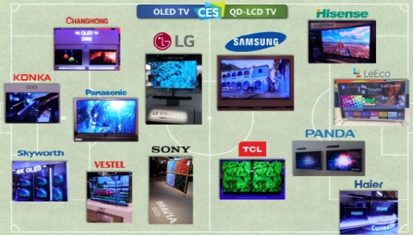 OLED TV vs QD-LCD TV  [자료=LG디스플레이]