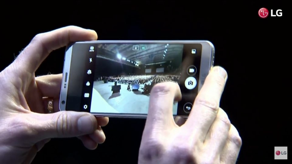 LG G6 사진 촬영 모습