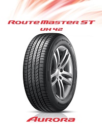 한국타이어 글로벌 전략 브랜드 오로라의 승용차용 타이어 루트 마스터 ST (Route Master ST).ⓒ한국타이어