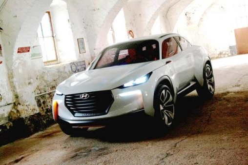 2014년 공개된 현대차의 소형 SUV 콘셉트카 '인트라도'.ⓒ현대차