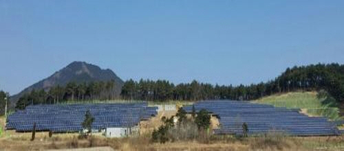 에타솔라가 강원도 고성에 준공한 ES 태양광발전소