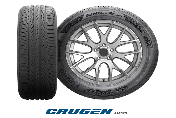 고성능 컴포트 SUV용 타이어 ‘크루젠(CRUGEN) HP71’.ⓒ금호타이어