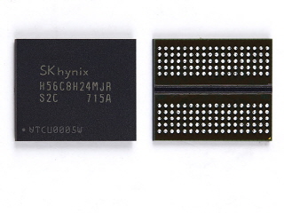 SK하이닉스가 개발한 16Gbps 20나노급 8Gb GDDR6 [제공=SK하이닉스]