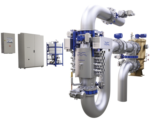 알파라발(Alfa Laval)이 개발한 1000㎥/h급 BWMS(Ballast Water Management System) ‘퓨어밸러스트 3.1(PureBallast 3.1)’ 개념도. ⓒ알파라발