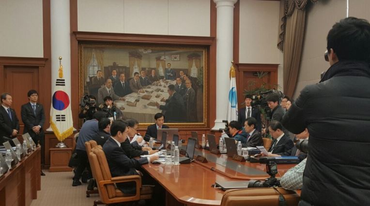 한국은행이 이주열 한은 총재 주재로 금통위 본회의를 열고 있다.ⓒ백아란기자