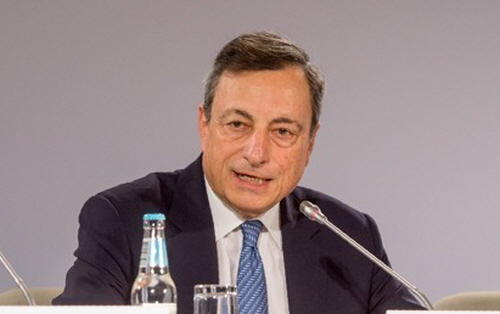 마리오 드라기 유럽중앙은행(ECB) 총재는 28일 양적완화 정책 축소 가능성을 시사했다. 사진=연합뉴스