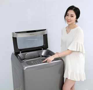 동부대우전자 ‘공기방울 4D 마이크로’ 세탁기. ⓒ삼성전자