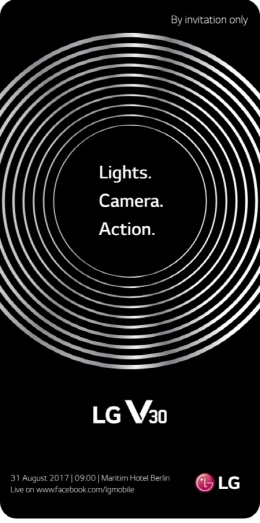 LG전자가 8일 세계 각국 기자들을 대상으로 차기 전략 스마트폰 ‘LG V30’ 공개 행사 초청장을 발송했다.
