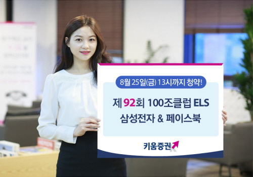 키움증권은 세전 연 11.4% 수익을 추구하는 삼성전자&페이스북 주가연계증권(ELS)를 23일 출시했다. 사진=키움증권