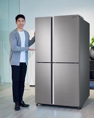 삼성전자가 에너지 효율을 높인 냉장고 신제품 'H9000'을 오는 11일 출시한다. ⓒ삼성전자