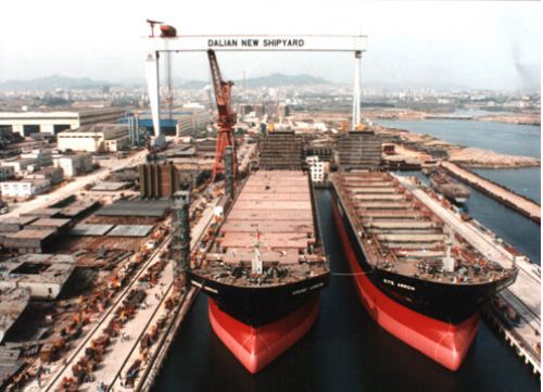 중국 다롄조선소(Dalian Shipyard) 전경.ⓒ다롄조선소