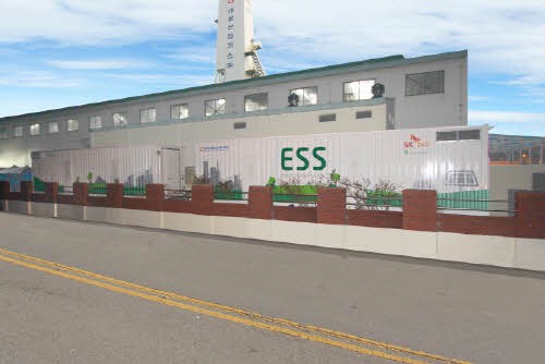 SK디앤디가 대성산업가스 대전 공장에 에너지저장장치(ESS)를 설치했다. [사진=SK디앤디]