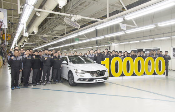 르노삼성자동차(대표이사 도미닉시뇨라)는 SM6 내수용 차량의 생산이 10만대를 돌파했다고 밝혔다.ⓒ르노삼성자동차