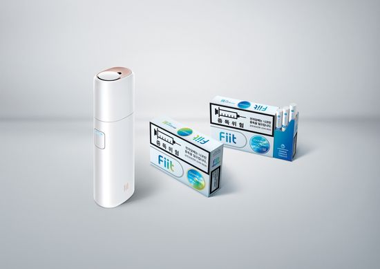 KT&G의 궐련형 전자담배 '릴'과 전용담배 '핏'.[사진=KT&G]