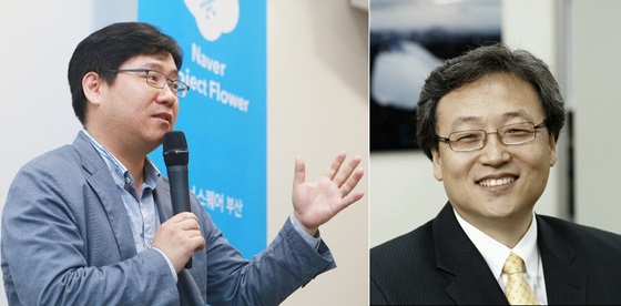 최인혁 비즈니스위원회 리더(왼쪽)과 이인무 KAIST 교수(오른쪽). ⓒ네이버