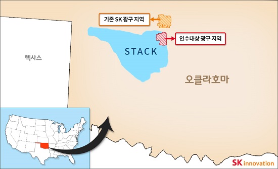 미국 롱펠로우社 지분인수 지역 위치도. ⓒSK이노베이션