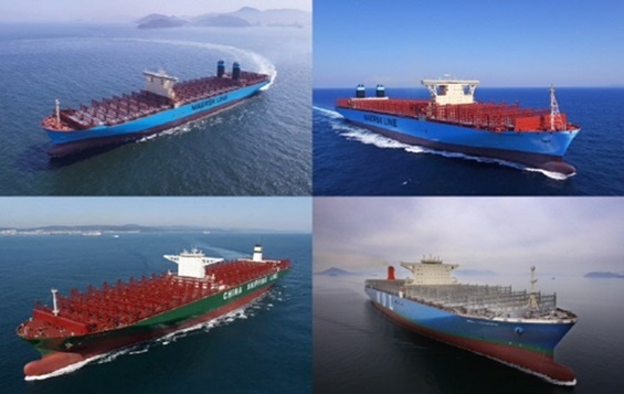 한국 조선업계가 건조한 선박들.ⓒ각사