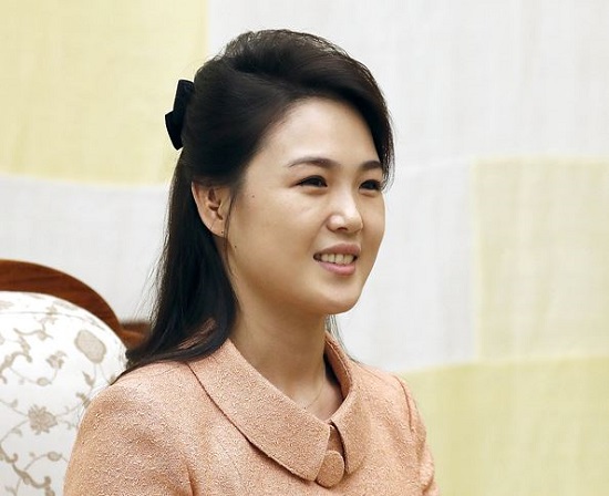 김정은 국무위원장의 부인 리설주 여사의 모습 ⓒEBN