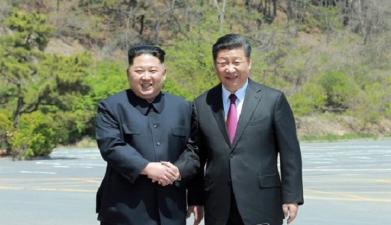 김정은 북한 국무위원장과 시진핑 중국 국가주석. ⓒ연합뉴스