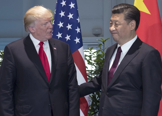 트럼프 미국 대통령(좌)과 시진핑 중국 국가주석(우). ⓒ연합뉴스