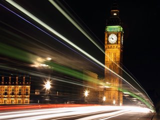 영국 런던의 웨스트민스터 탑과 의회당 야경ⓒ픽사베이