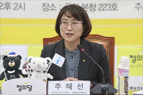 추혜선 정의당 의원 ⓒ데일리안 포토