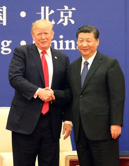 도널드 트럼프 미국 대통령(왼쪽)과 시진핑 중국 국가주석.ⓒ연합뉴스