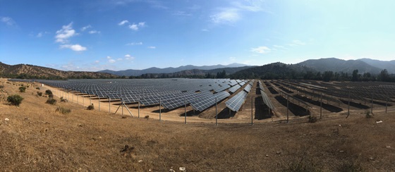 칠레 산타로사(Santa Rosa) 태양광 발전. ⓒ대림에너지