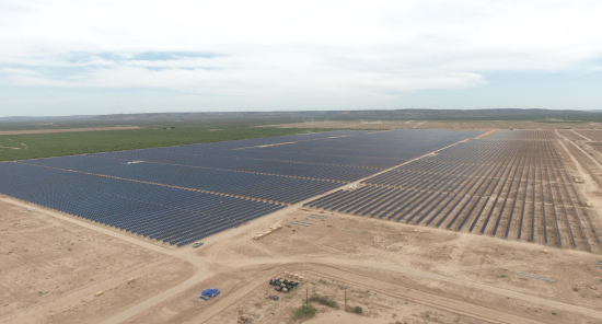 미국 텍사스 페코스 카운티 태양광 발전소