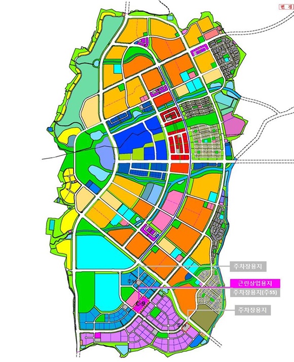 내포신도시 토지이용계획도ⓒLH