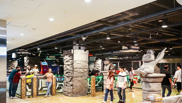 오는 5일 오픈하는 콩 VR 테마파크 강남역점 매장 내부.[사진=모션디바이스]