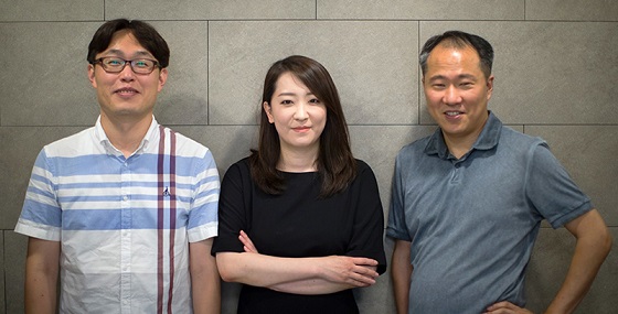 사진 왼쪽부터 슈미트 권종민 이사, 조가연 팀장, 김현준 대표. ⓒDSC인베스트먼트