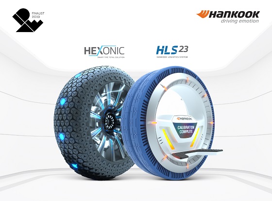 콘셉트 타이어 '헥소닉(Hexonic)'과 'HLS-23' ⓒ한국타이어